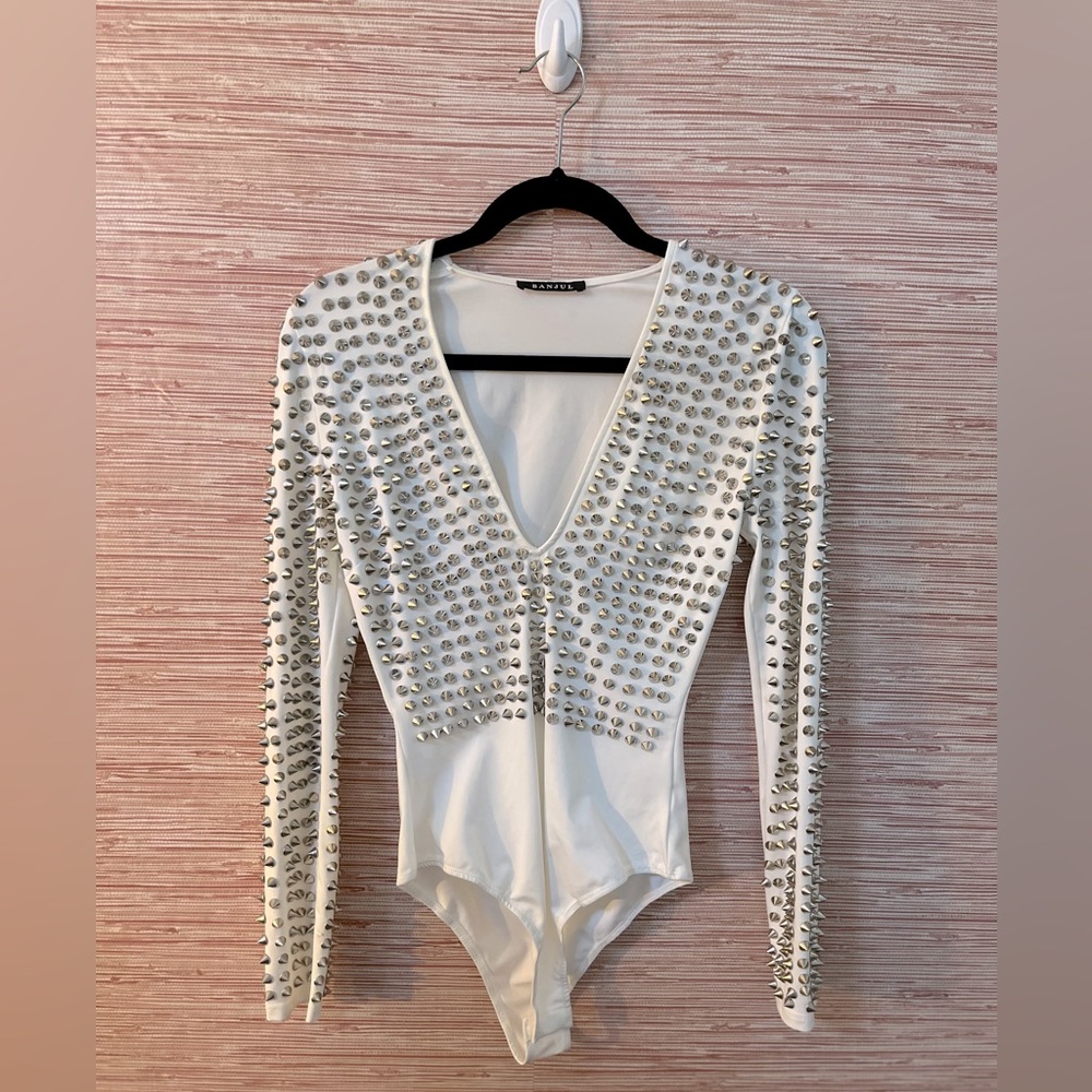 Beautiful studded bodysuit size medium